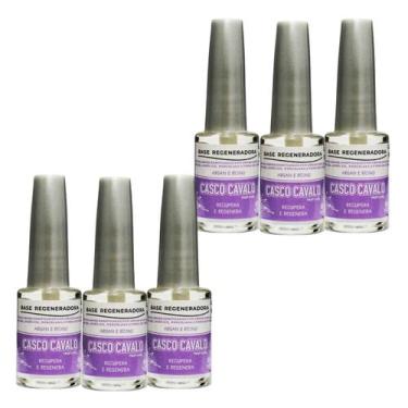 Imagem de Kit 6 Base Regeneradora Casco Cavalo 8Ml - Trop Care