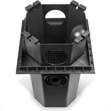 Imagem de Caixa Gordura Roma 330Mm Com Tampa Preta 22 Litros 6090 14 - ROMA PINC