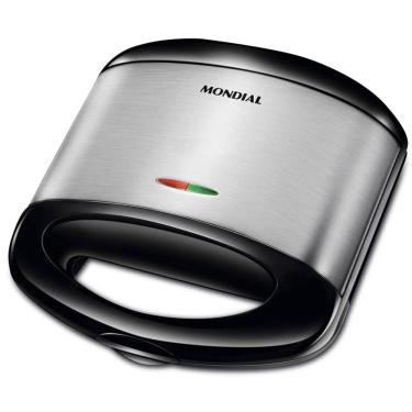 Imagem de Sanduicheira 800W Mondial Antiaderente Grelhas Duplas Peto 220V