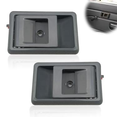 Imagem de SYudwen 1 par de maçaneta interna da porta dianteira traseira do lado do passageiro e lado do motorista, compatível com 87-90 Tercel, 89-92 Geo Prlzm, 88-93 C0rolla, 89-95 4Runner etc, substitui OEM #