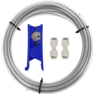 Imagem de Sovol Tubo De Ptfe 2,5 Mm Id 4 Mm Od, Comprimento 5 M/16,4 Pés, Com 2 Acopladores E Cortador De Tubos Para Bambu Lab X1/ X1C/ P1P/ P1S/ A1/ A1 Mini, Prusa Mmu3, Creality K1 Max/Ender 3 V3 E Impress