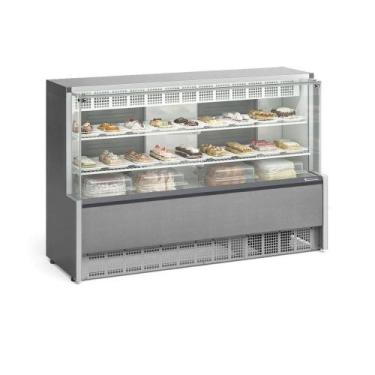 Imagem de Vitrine Refrigerada Gelopar Dupla Função 1,75 m Inox 220V GPEA-175R TI