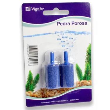Imagem de Pedra Porosa para Oxigenação De Aquario Cartela com 2 Vigo Ar
