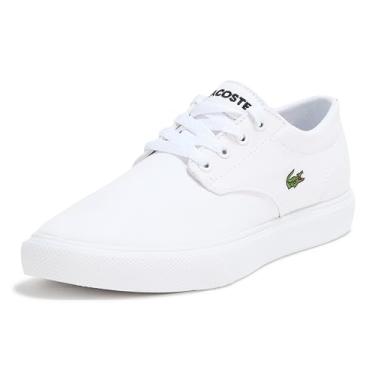 Imagem de Lacoste Tênis feminino Grip Base, Branco/Branco, 40