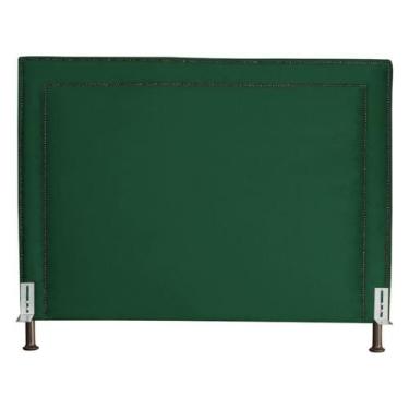 Imagem de Cabeceira de Cama Box Estofada 90 cm Solteiro Viviane Veludo - Fina Mo