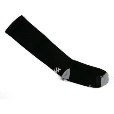 Imagem de Meia Kanxa de alta compressão Cano Alto, Unissex, 33-38, Preto