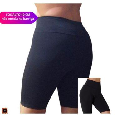 Imagem de Bermuda Feminina com Cós Alto e Duplo para Academia Suplex - Genérica,