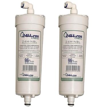 Imagem de 24 Horas Filtros, Kit 2 Filtro Refil Compatível Purificador Europa Davinci Noblesse Cta