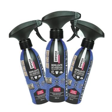 Imagem de Kit 3 Un Repelente De Insetos Haxea D-fense Pro 250ml