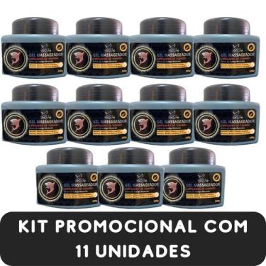 Imagem de Gel Massageador San Jully Cartilagem de Tubarão Pote 240g Kit Promocio