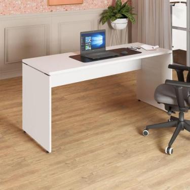 Imagem de Mesa Escritório Escrivaninha 160cm x 70cm Pés Painel F5 - F5 Office G,