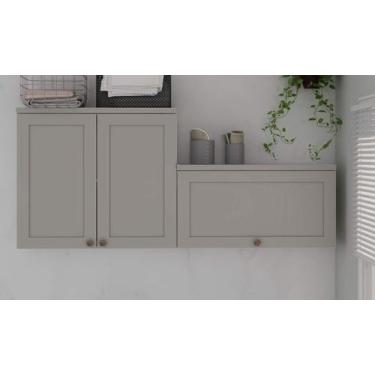 Imagem de Armário Multiuso Lavanderia Modulado Área de Serviço 31 Acquaflex Geni
