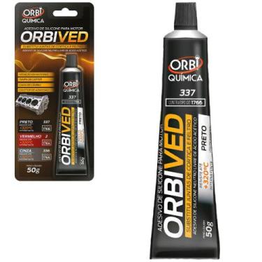 Imagem de Silicone Alta Temperatura Preto 50g Orbi Química 337 - ORBI QUIMICA