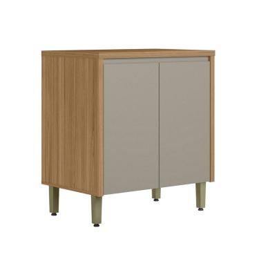 Imagem de Balcão para Cooktop 4 Bocas 2 Portas com Tampo em MDF Allure Linea Brasil