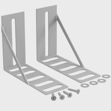 Imagem de Kit 01 Par Frame Adaptador Para Cabeceira Cama Box L02 Casal Queen King Solteiro - Lyam Decor