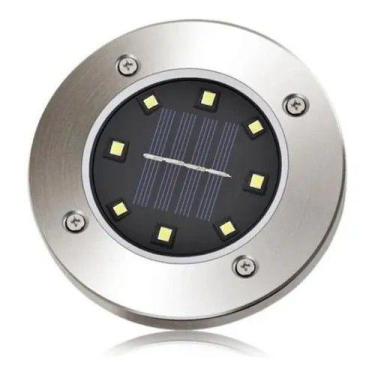 Imagem de Luminária Solar de Chão - 8 LEDS - ECOSOLI