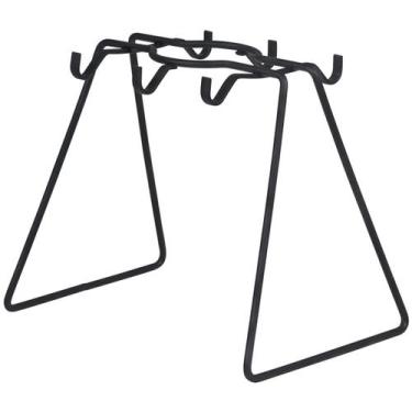 Imagem de Suporte Para Xícaras Viena Bancada Em Aço Carbono Preto Bel - BEL FIX