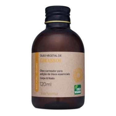 Imagem de Óleo Vegetal de Girassol Via Aroma 120ml - Puro, Natural e Multiuso