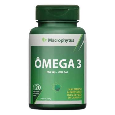 Imagem de Ômega 3 Óleo de Peixe 540mg EPA 360mg DHA Livre Metais Pesados 120 Cáp