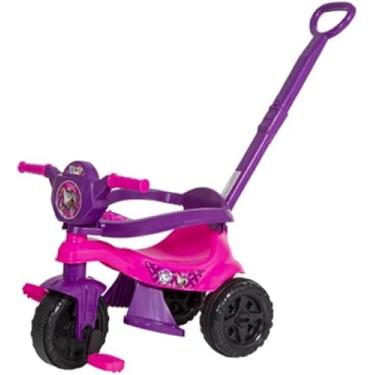 Imagem de Triciclo Infantil Motoca Passeio Menina Baby Dog Rosa