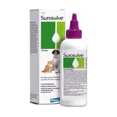 Imagem de Surosolve Solução Auricular Caes E Gatos - 125ml - ELANCO