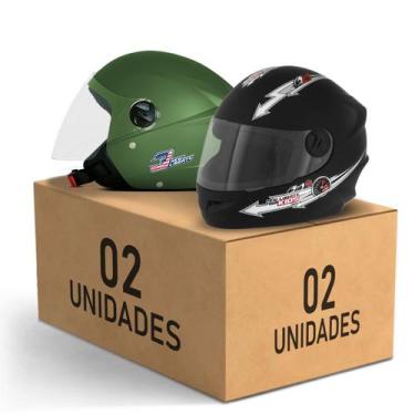 Imagem de Kit 2 Capacete New Liberty 3 Elite + Liberty 4 Kids Feminino Masculino