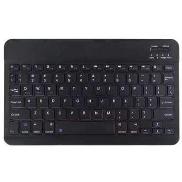 Imagem de Teclado Sem Fio Bluetooth Slim, Recarregável, Compatível com iOS/Android/Windows, Compacto, Portátil (Teclado Sem Fio)