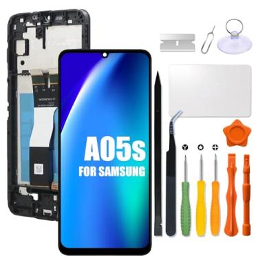 Imagem de Substituição para tela LCD Samsung Galaxy A05S com moldura para Samsung A05s A057F A057M A057G LCD Touch Screen Digitalizador interno com kit de reparo