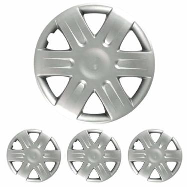 Imagem de Jogo Calota Aro 15 Sandero Logan Scénic 2008 à 2011 + Selo Resinado