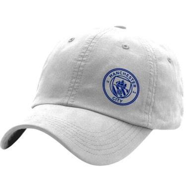 Imagem de Boné Manchester City SuperCap Símbolo Bordado - Masculino, Único, Bran