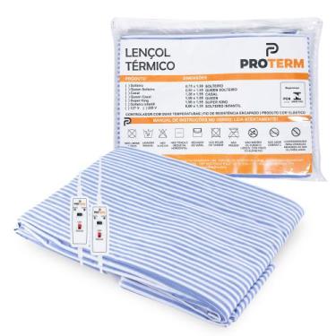Imagem de Lençol Térmico Proterm - Casal (138x200)cm, Casal - 138 x 200 cm, 110V