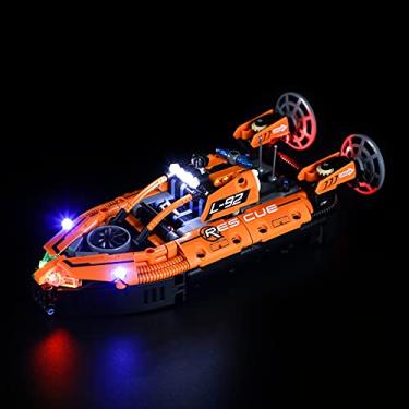 Imagem de GEAMENT LED Light Kit Compatible with Lego Rescue Hovercraft - Lighting Set for Technic 42120 Building Model (Model Set Not Included)