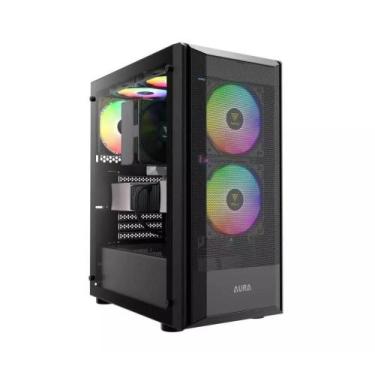Imagem de Gabinete Gamer Atx Gamdias Aura Gc6, Mid Tower, Vidro Temperado, S/ Fo