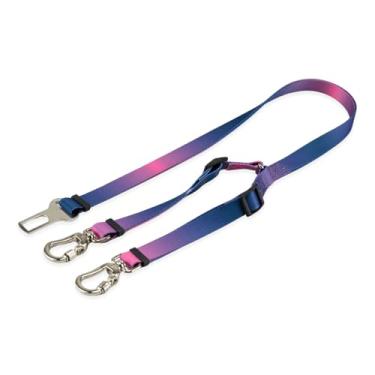 Imagem de Basic Pet Cinto De Segurança Pet Duplo Universal Cachorro Gato Cães Gatos Carro Coleira Adaptador Ajustável (Lily)