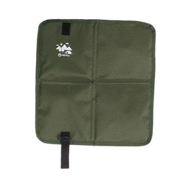Imagem de YIJU Assento dobrável com almofada para sentar ao ar livre, tapete leve e compacto para acampamento, atividades ao ar livre na praia e acampamento, Verde