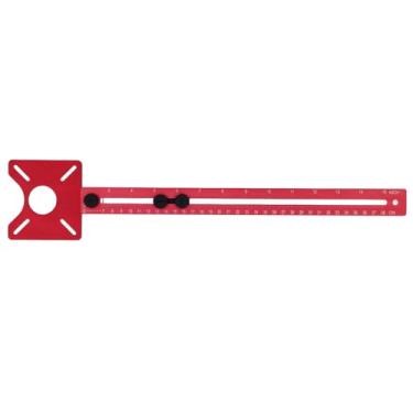 Imagem de Suporte de Fresagem de Roteador Construção Espessada Gabarito de Corte Circular Multifuncional para Tarefas de Marcenaria