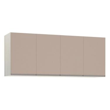 Imagem de Maleiro Casal 4 Portas Plus 165 Cm Crema Com Connect