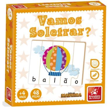Imagem de Vamos Soletrar? - 9336 - Brincadeira De Criança