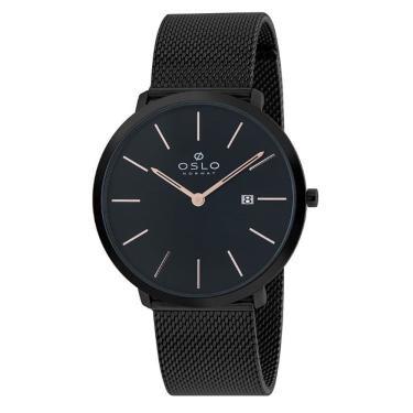 Imagem de Relógio Analógico Masculino Preto Ompsss9u0001 - Oslo