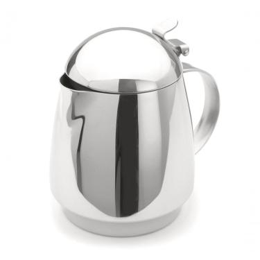 Imagem de Bule De Aço Inox Com Tampa Alça 550ml Lyr Chá Café Leiteira