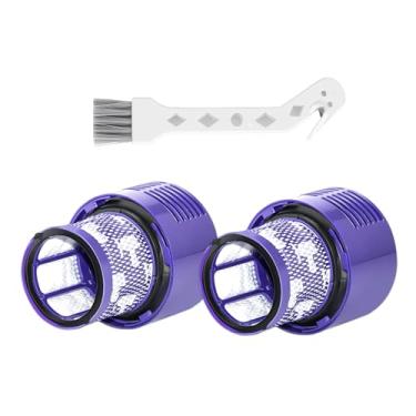 Imagem de Peça de filtro V10 compatível com a série Dyson V10 Cyclone, V10 Absolute, V10 Animal Filter (2 filtros + 1 escova limpa)