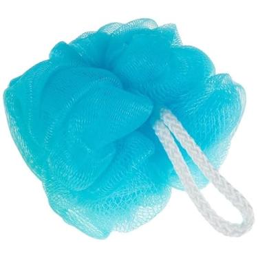 Imagem de Esponja Bucha de Banho Nylon Com Cordinha(Azul)