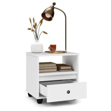 Imagem de Mesa De Cabeceira Mudo Box Retro Quarto Cama Várias Cores - Beauty Móv
