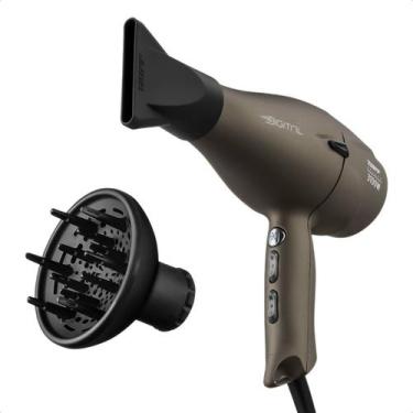 Imagem de Secador Profissional Unique 3100W Digital Taiff 220V + Difusor Curves 