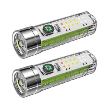 Imagem de Lanterna Laser Branca De Longo Alcance Tipo C Carregamento Forte Clipe