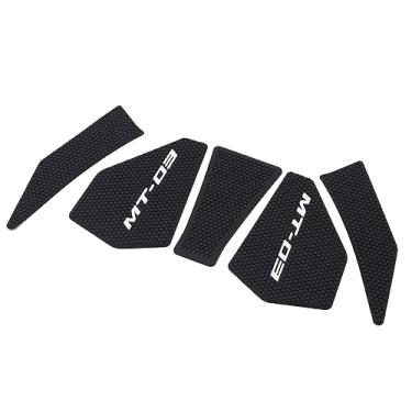 Imagem de Acc-Creativity Adesivo de almofada de tanque de motocicleta a gás óleo tanque de combustível decalque protetor de tanque emblema compatível com Yamaha MT03 MT-03 2019-2023