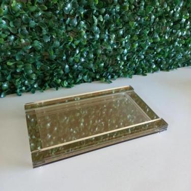 Imagem de Bandeja modelo trama decorativa para lavabo/sala - Claudia Bandejas 