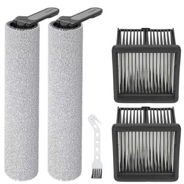 Imagem de Peças de reposição para aspiradores de pó robô Dreame MOVA 2.0 Pro/K10/K10 Pro, 2 escovas de rolo, 1 escova de limpeza, 2 filtros HEPA (pacote com 5)