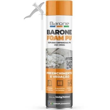 Imagem de Espuma Expansiva Poliuretano 500ML 340G Barone 22616