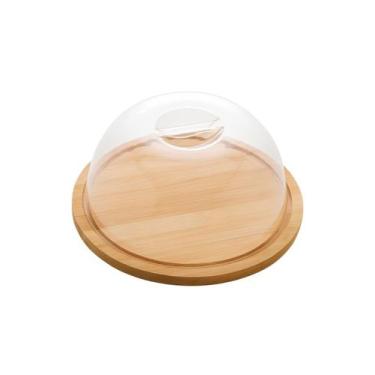 Imagem de Porta Queijo Bambu REF 22961  Mesa Posta Elegante - Tuut, Bege